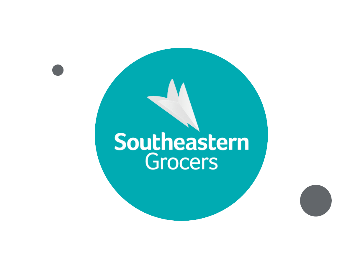 Southeastern Grocers logo within teal circle