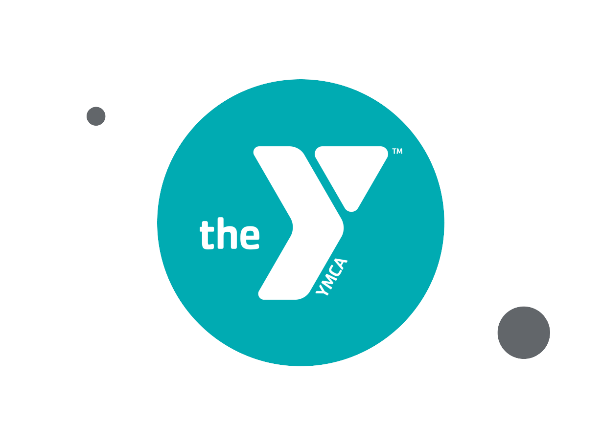 The Y: YMCA logo within teal circle