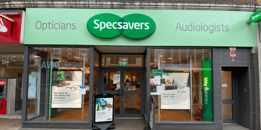 Specsavers storefront