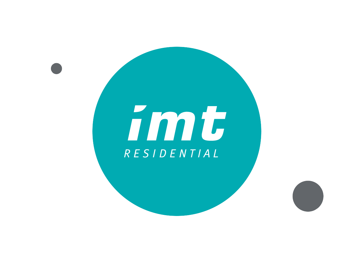 IMT Residential logo within teal circle